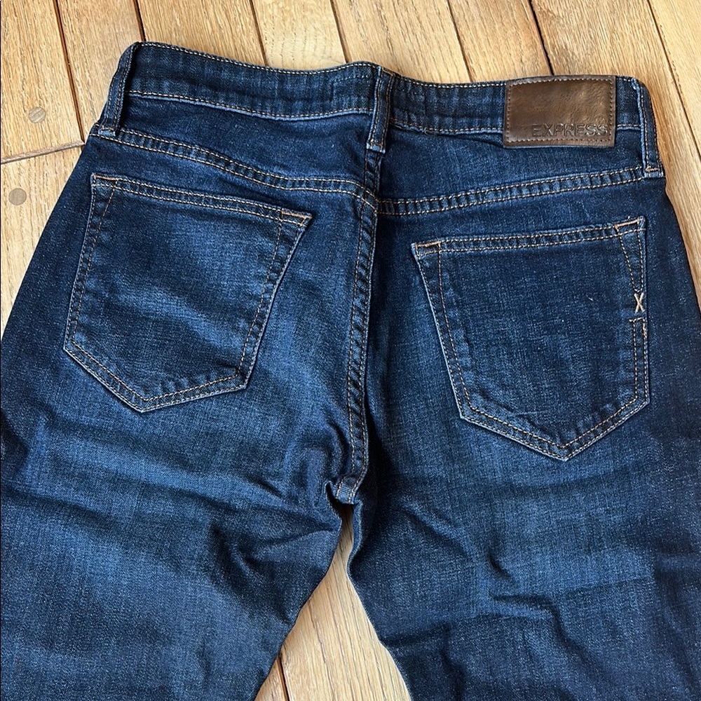 NWOT Express Men's Dark Blue Jeans - Picture 4 of 6